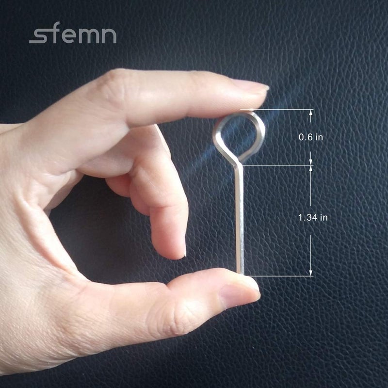 Sfemn 3/32â€ Hex Key Dogging Key Allen Key with Full Loop, Allen Wrench Door Key, Solid Metal â€“ 10 Packs - Image 3